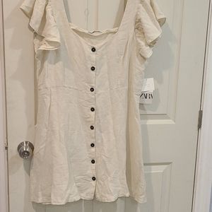 Zara dress with buttons